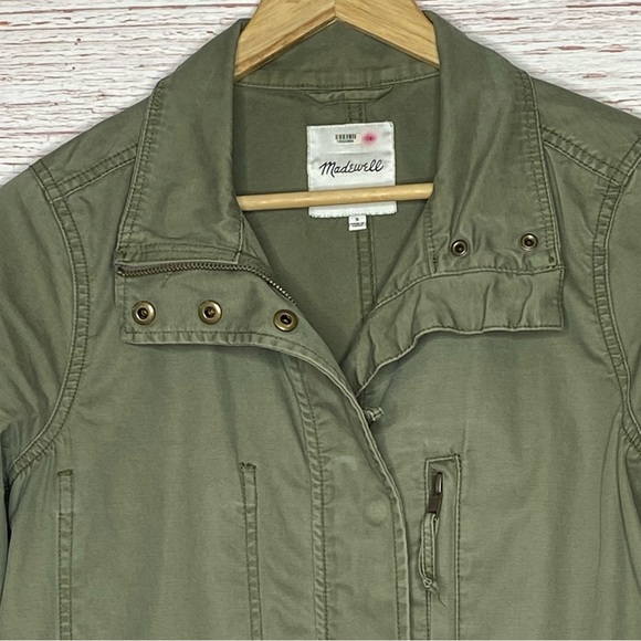 Madewell Passage Jacket in Army Green Sz S - Picture 8 of 16
